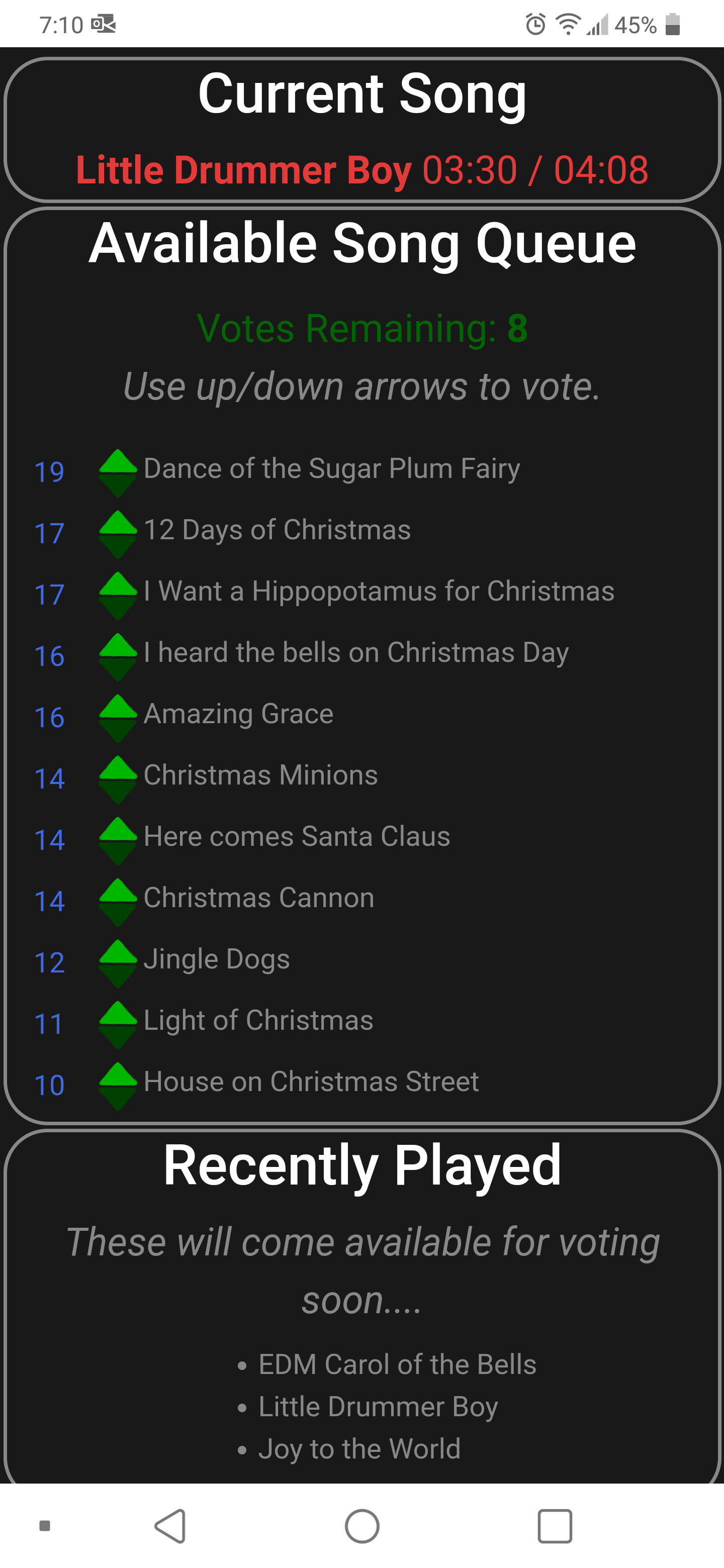 Song List